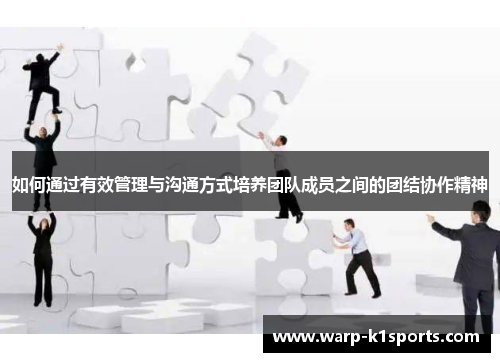 如何通过有效管理与沟通方式培养团队成员之间的团结协作精神